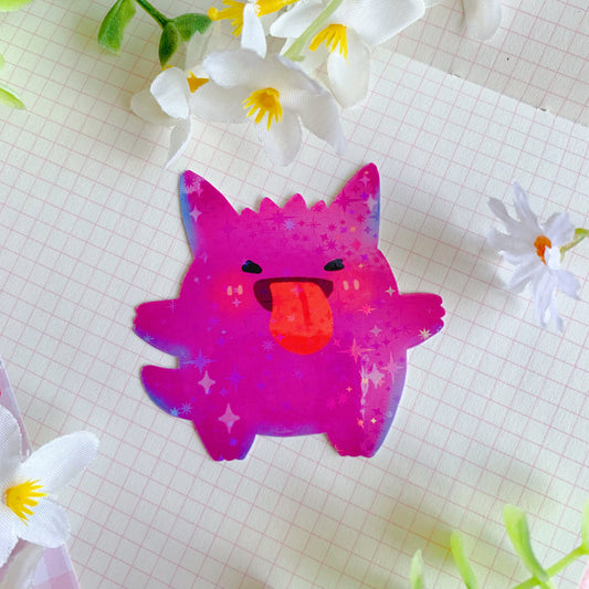 Gengar | Holographic Vinyl Sticker