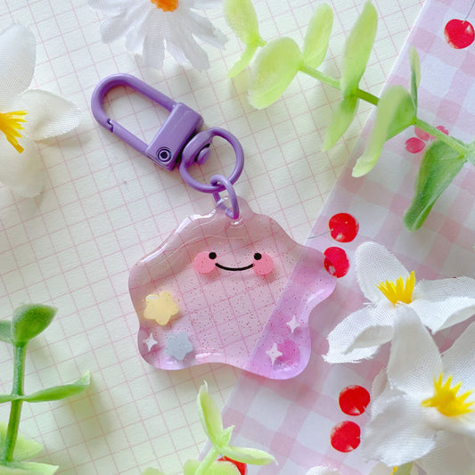 Ditto | Mini Sparkly Acrylic Charm | 1.5 inch