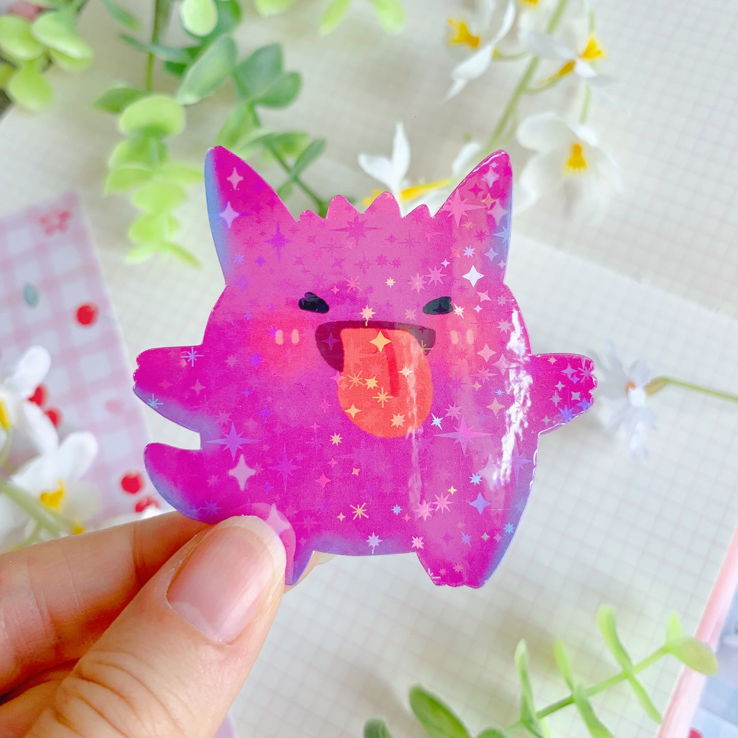 Gengar | Holographic Vinyl Sticker