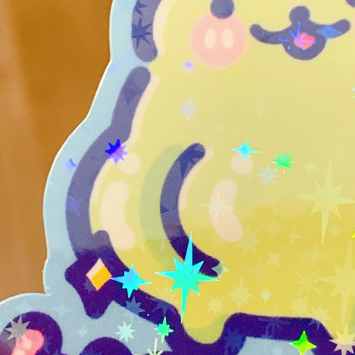 Poggie Woggies Froggy | Holographic Vinyl Sticker