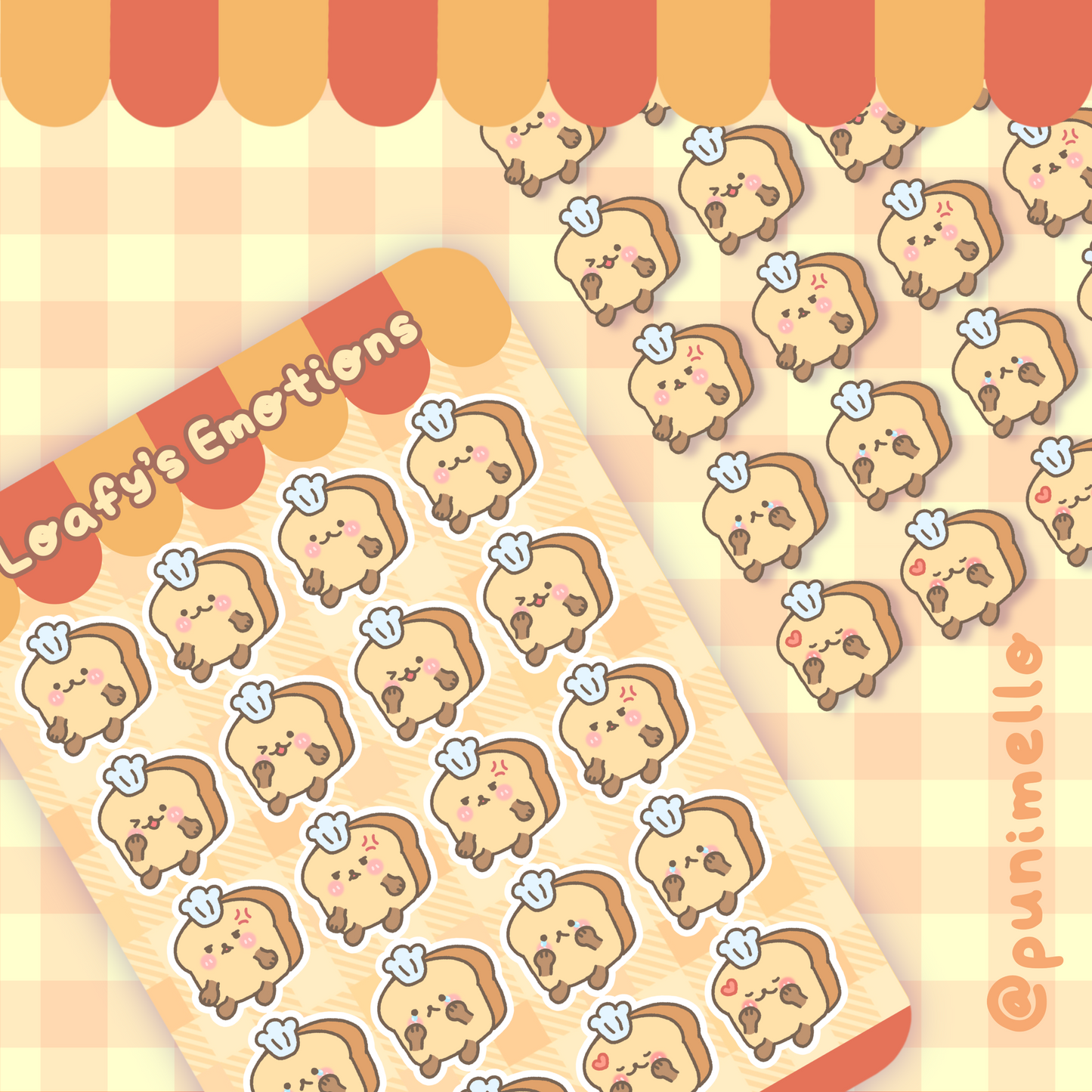 Loafy’s Emotions | Matte Vinyl Sticker sheets
