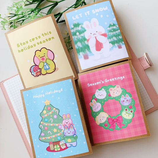 Handmade Holiday/Christmas Cards | Original Characters