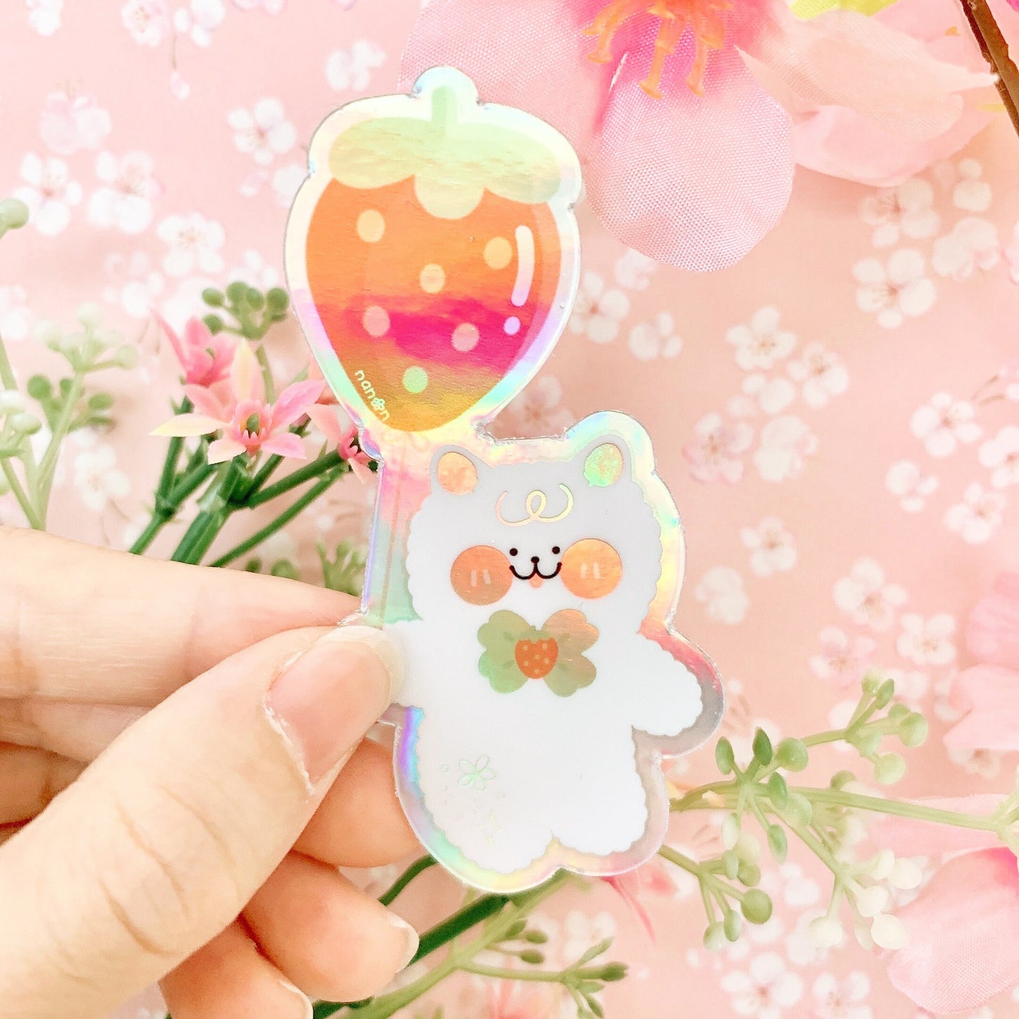 Pompun | Holographic Vinyl Sticker