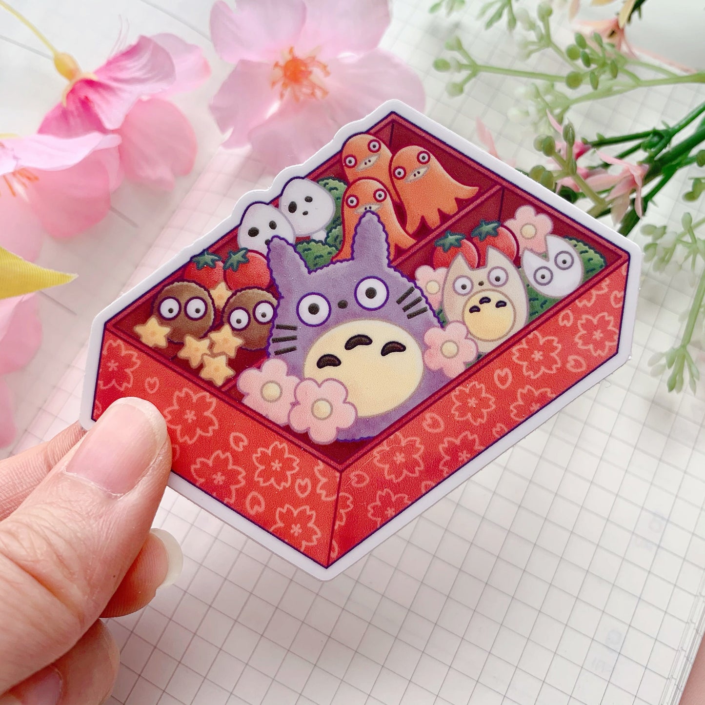 Studio Friends Bento | Holo Vinyl Sticker