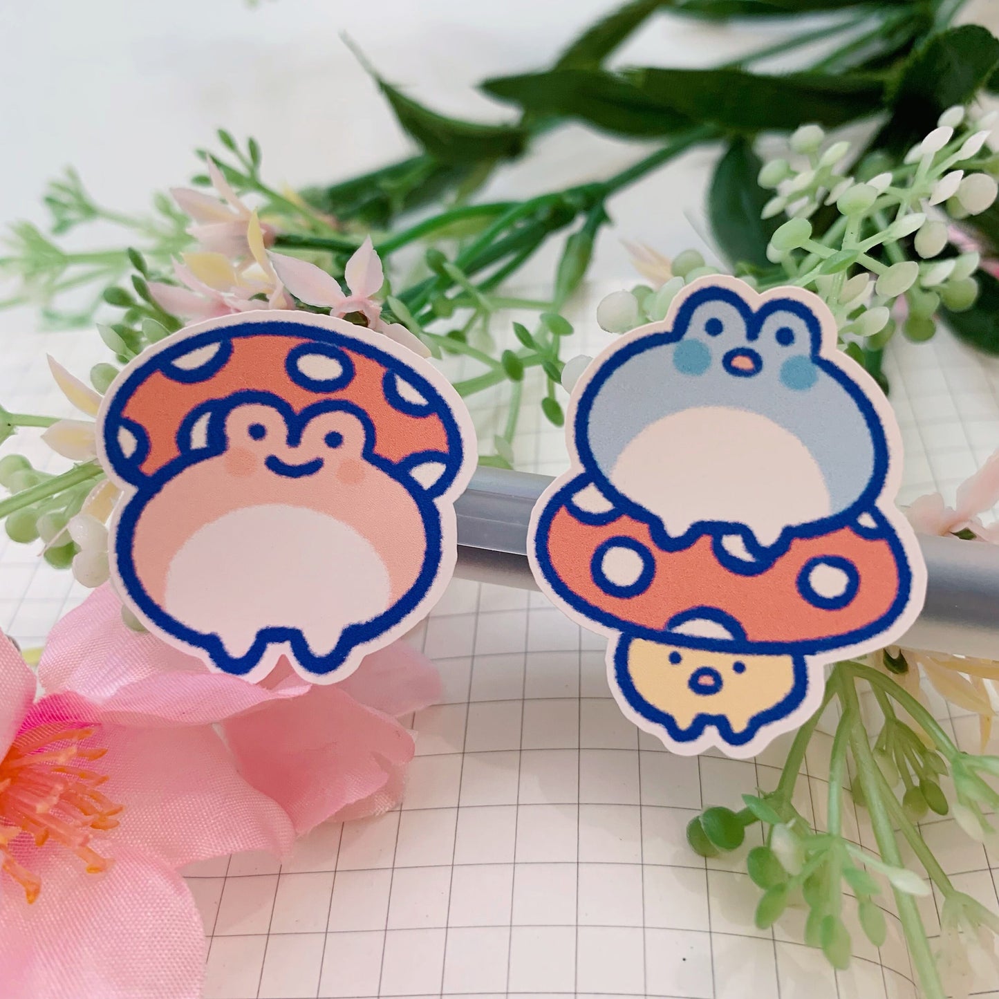 Froggy Family & Froggy Emotions | Original | Matte Vinyl Sticker sheet