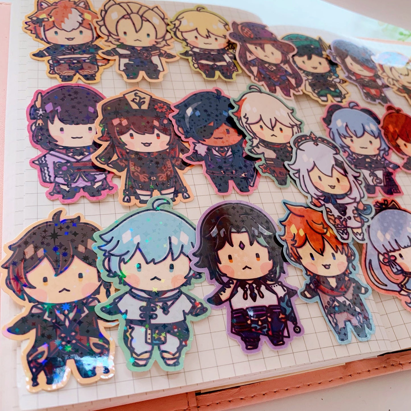 Genshin Baby | Genshin Impact | Holographic Vinyl Stickers