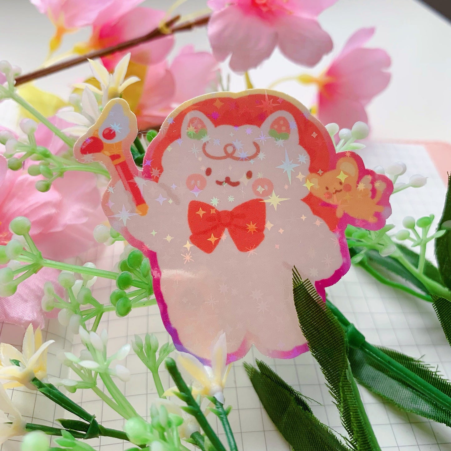 Cardcaptor Pompun | Holographic Vinyl Sticker