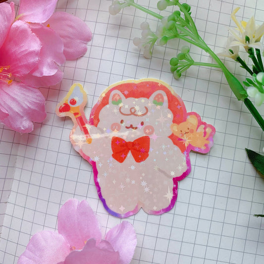 Cardcaptor Pompun | Holographic Vinyl Sticker
