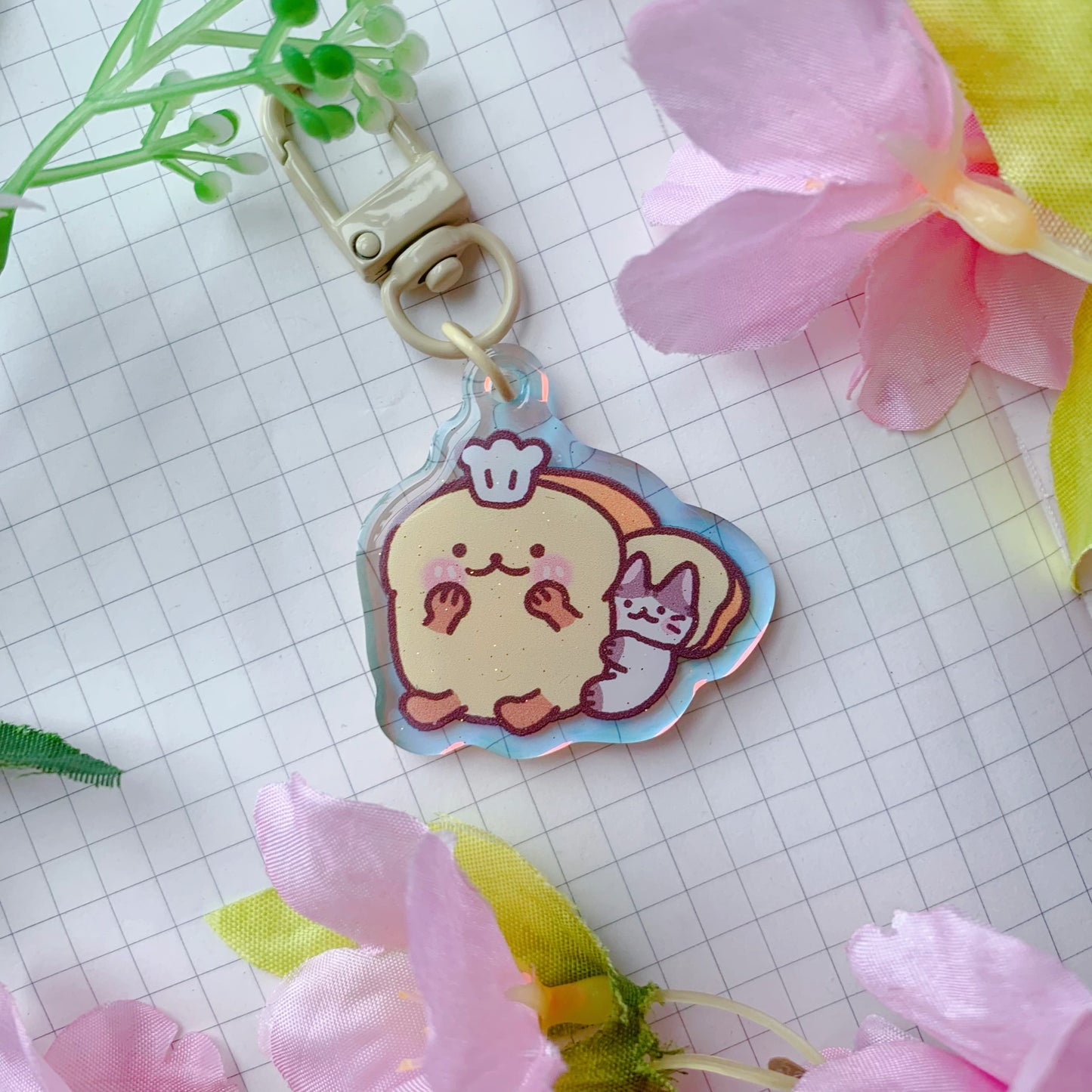 Peppy & Loafy | Mini Rainbow Acrylic Charm | 1.5 inch