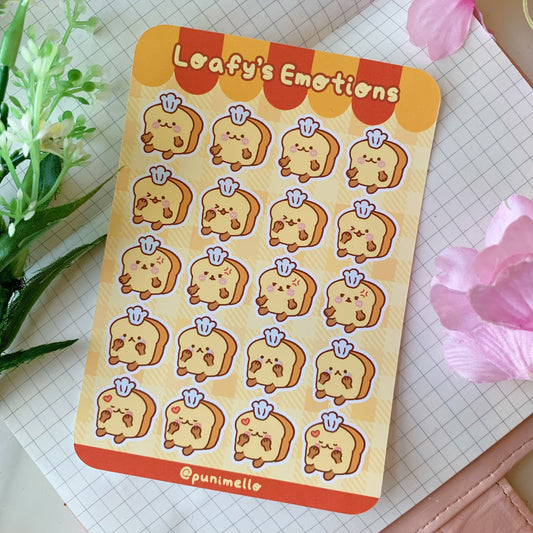 Loafy’s Emotions | Matte Vinyl Sticker sheets