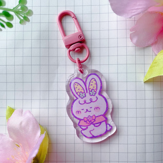 Ririn & Tomi Matching Set | Mini Sparkly Acrylic Charm | 1.5 inch