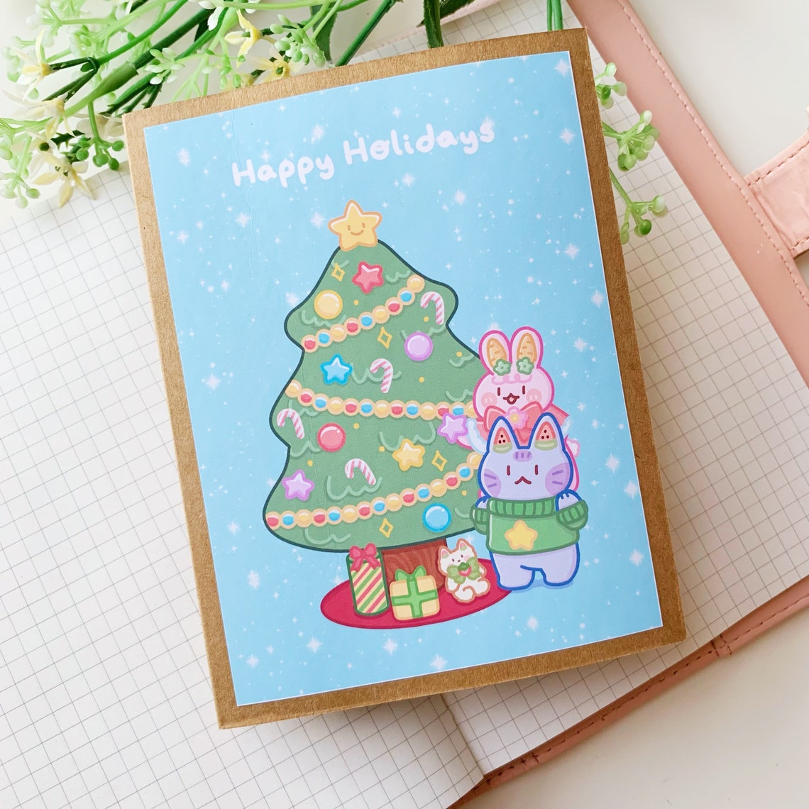 Handmade Holiday/Christmas Cards | Original Characters