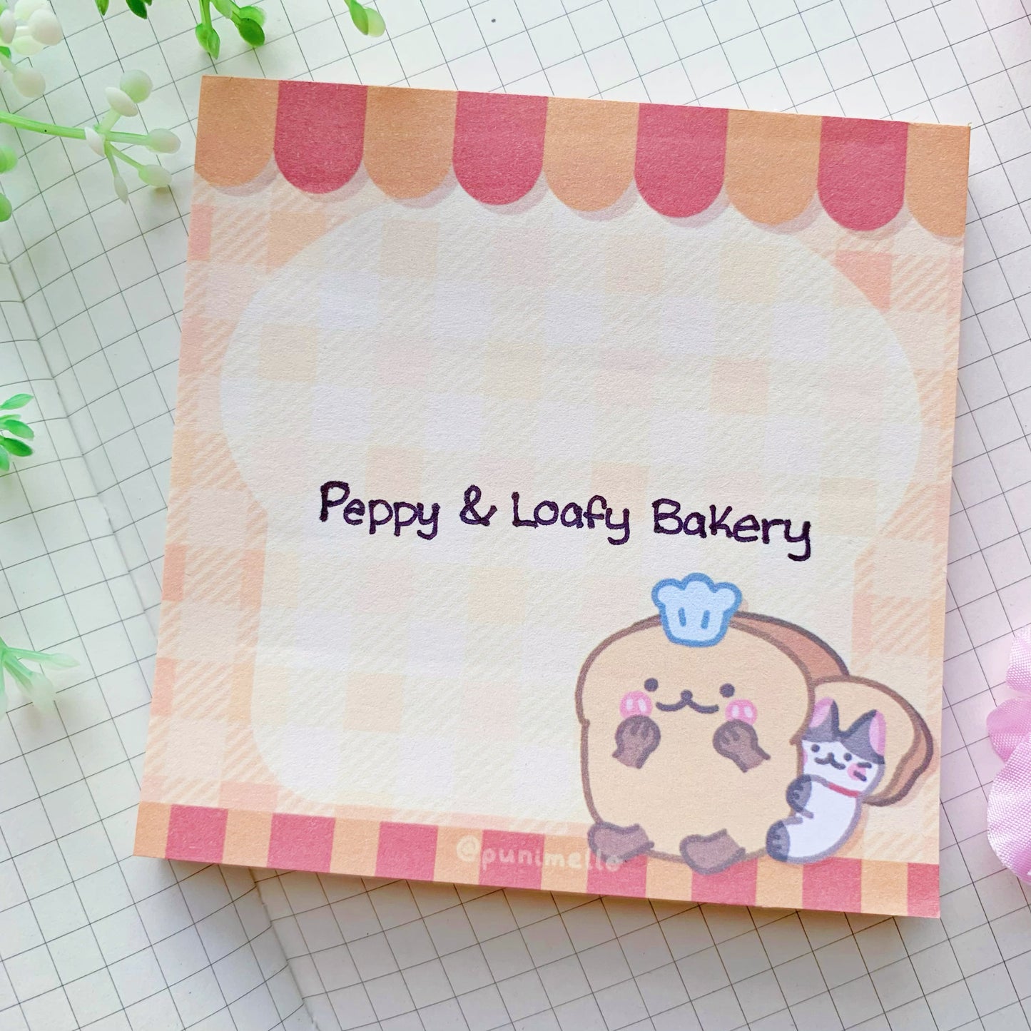 Peppy & Loafy's Bakery | Memopad (50 sheets)